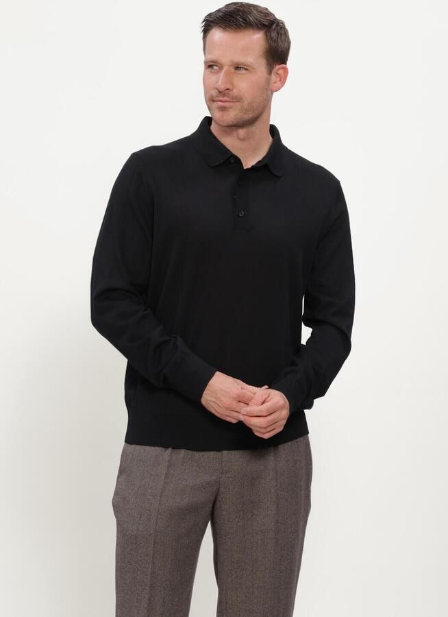 BOSS BLACK Heren Truien & Vesten H-lancione Zwart