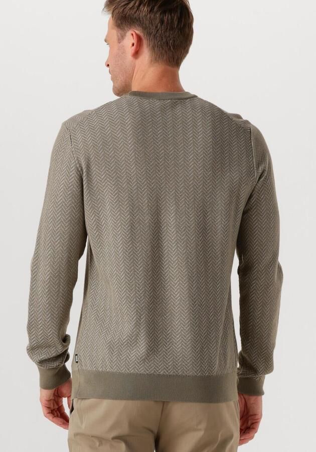 Boss Regular fit pullover van scheerwolmix model 'HABITO' - Foto 1