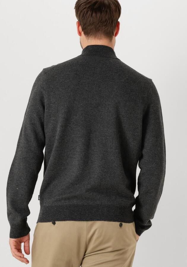 Boss Regular fit schipperstrui van een mix van scheerwol en katoen model 'HETTORE'