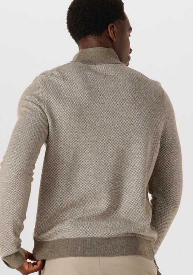 Boss Regular fit schipperstrui van een mix van scheerwol en katoen model 'HETTORE' - Foto 2