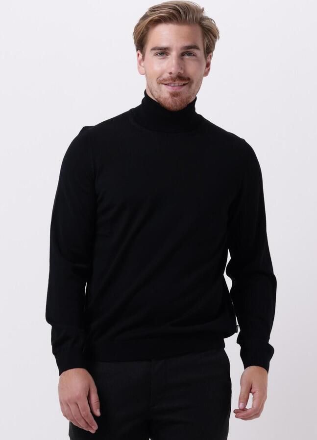 Hugo Boss Heren Slim Fit Coltrui met Hoge Kraag Black Heren - Foto 4