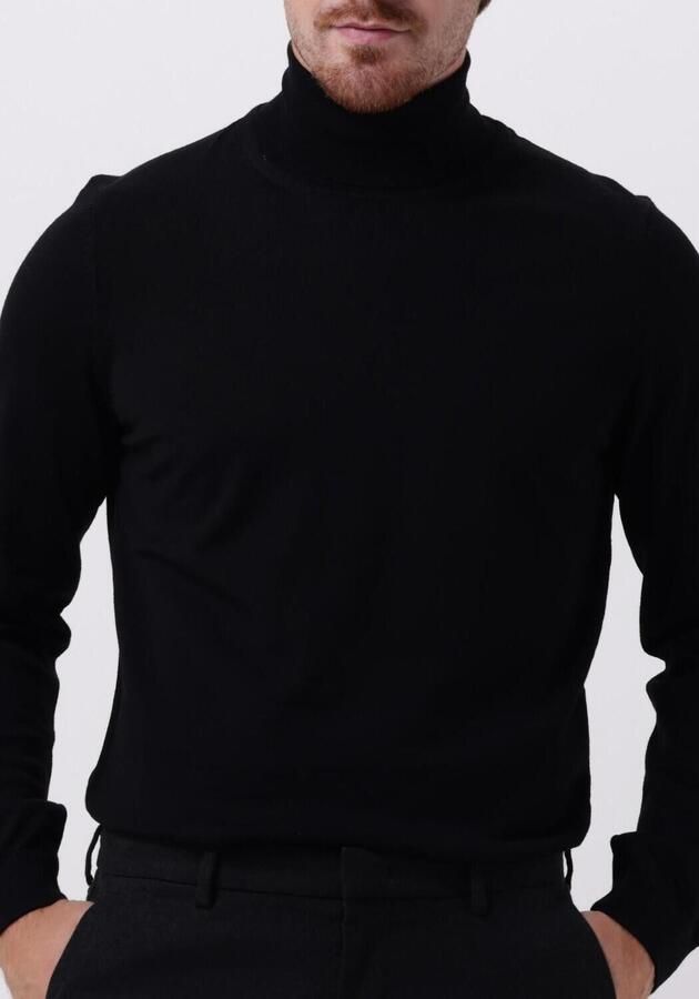 Hugo Boss Heren Slim Fit Coltrui met Hoge Kraag Black Heren - Foto 2