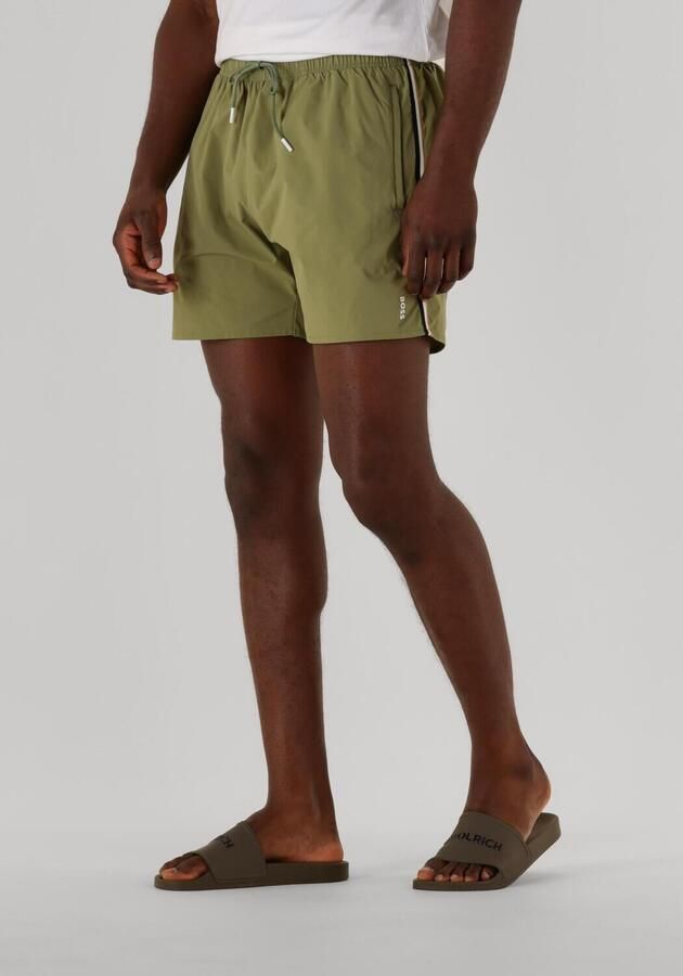 Boss Relaxed fit zwembroek met labelprint model 'Iconic' - Foto 4