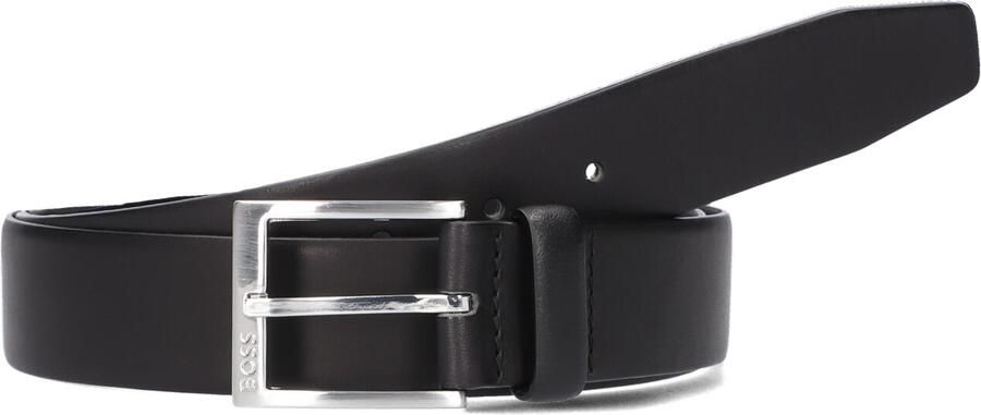 Boss Leren riem met vierkante sluiting en gegraveerd logo - Foto 2