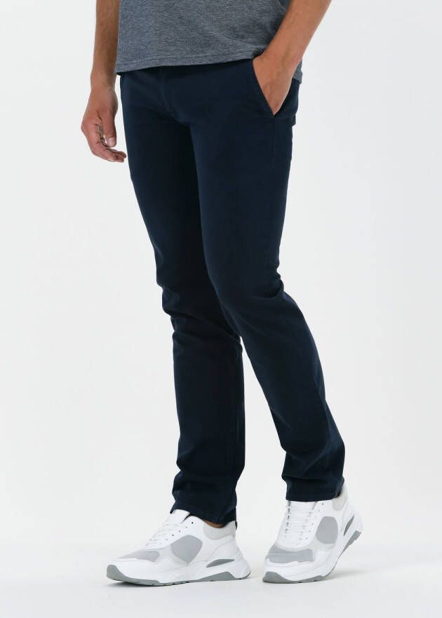 Hugo Boss Slim-fit Trousers Chinos Blue Gray Heren