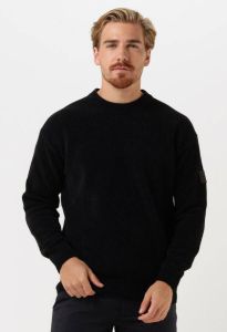 BOSS Casualwear Gebreide pullover met labelpatch model 'KOMENTINO'