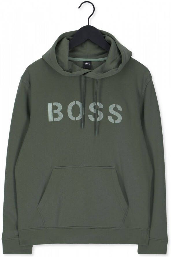 Hugo Boss Sweater met capuchon Wetry groen