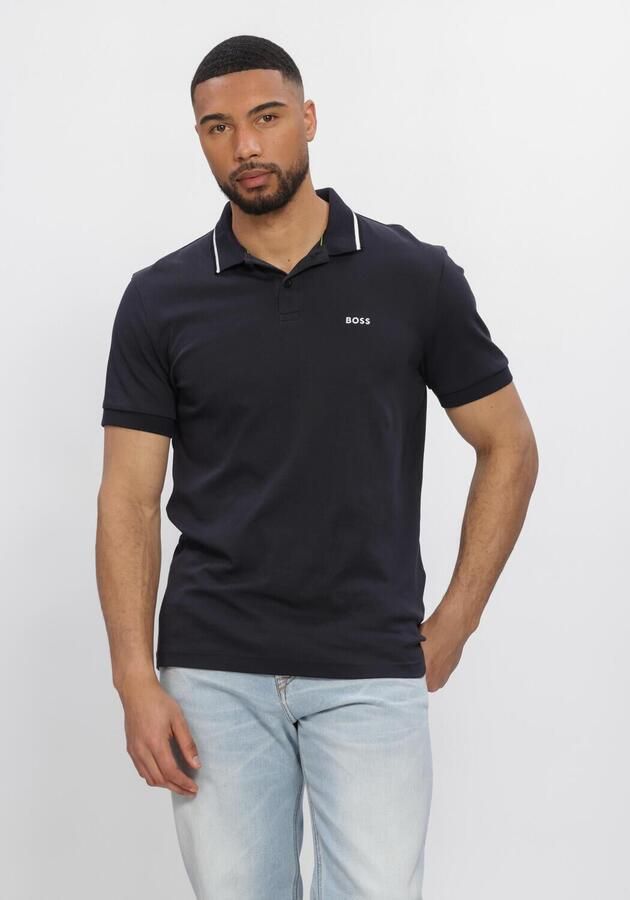 BOSS GREEN Heren Polo's & T-shirts Pl_join Paddy Donkerblauw