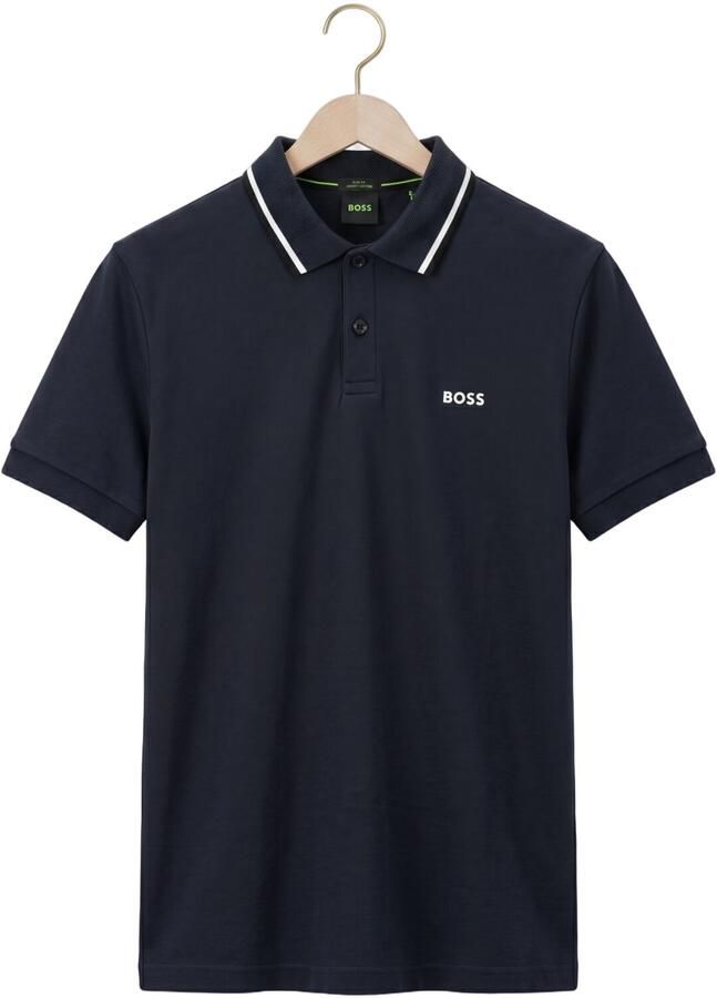 BOSS GREEN Heren Polo's & T-shirts Pl_join Paddy Donkerblauw - Foto 2