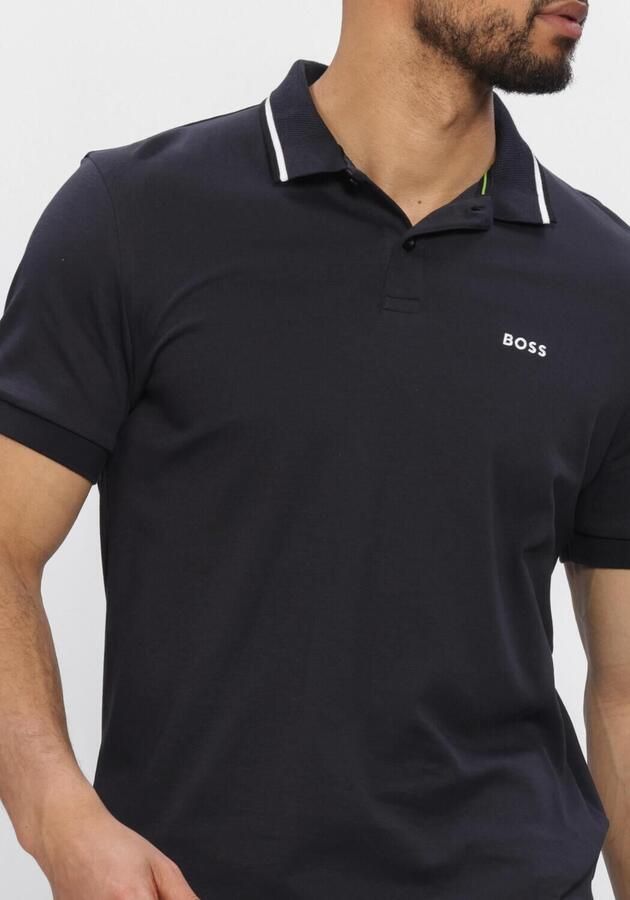 BOSS GREEN Heren Polo's & T-shirts Pl_join Paddy Donkerblauw - Foto 4
