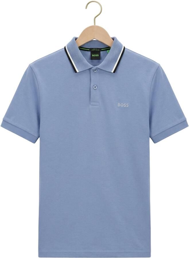 BOSS GREEN Heren Polo's & T-shirts Pl_join Paddy Lichtblauw - Foto 2
