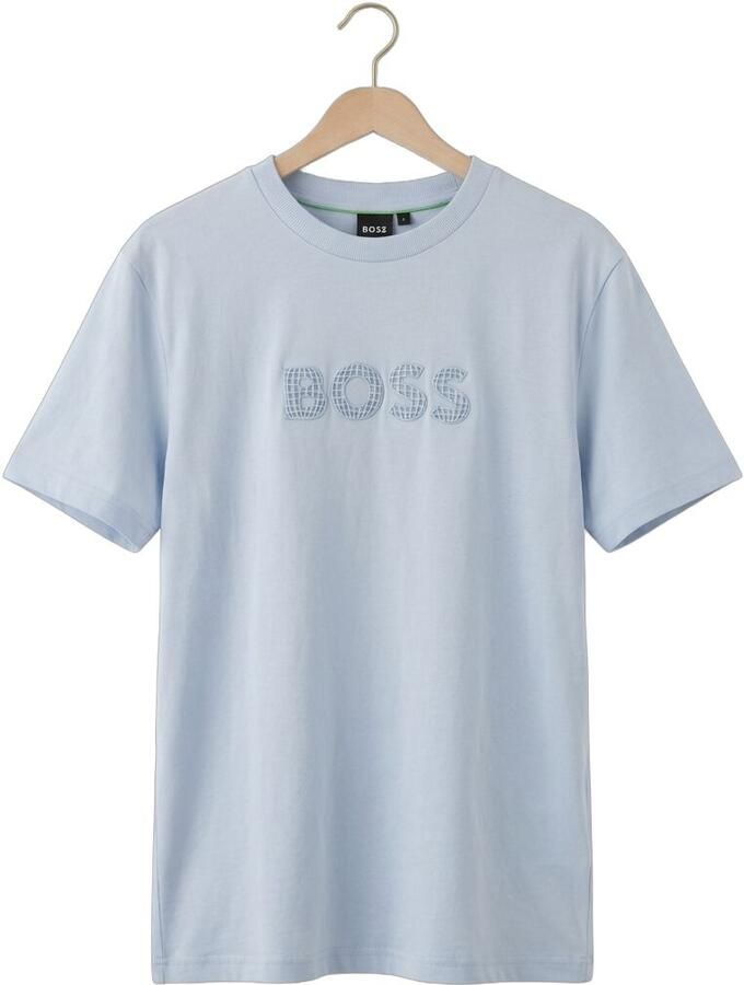 BOSS Green Regular fit T-shirt van puur katoen Model 'TS_TERRACE' - Foto 2
