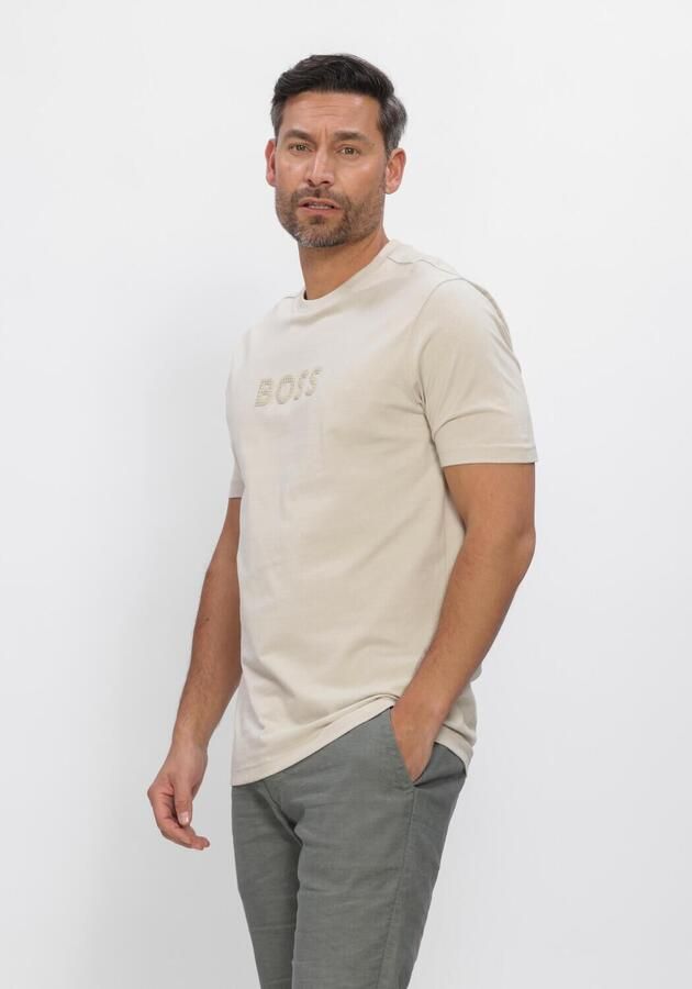 BOSS Green Regular fit T-shirt van puur katoen Model 'TS_TERRACE'