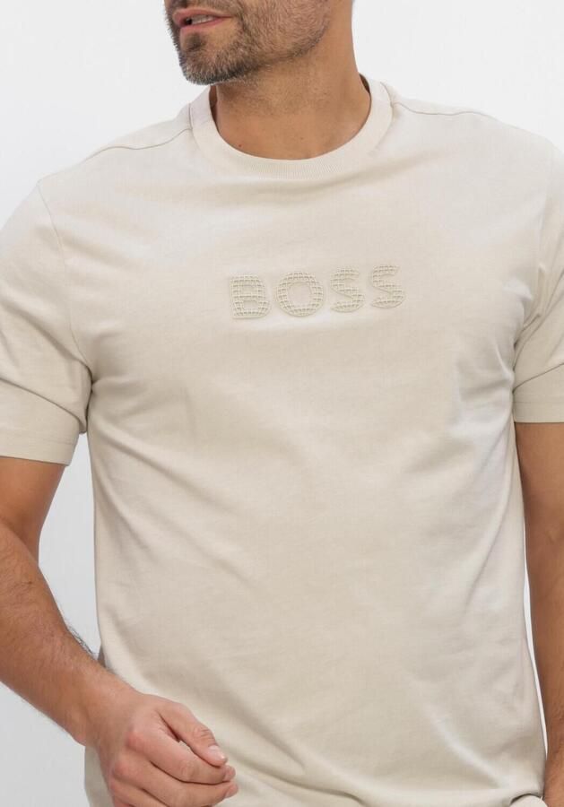 BOSS Green Regular fit T-shirt van puur katoen Model 'TS_TERRACE' - Foto 4