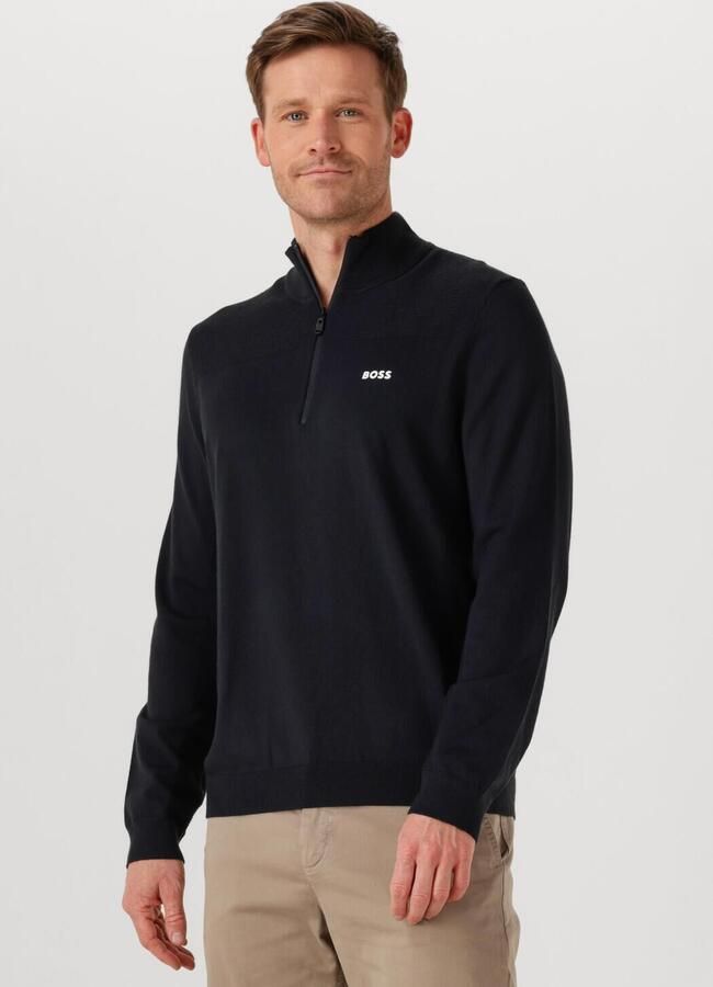 BOSS GREEN Gebreide trui Opstaande kraag met ritssluiting Regular Fit - Foto 4