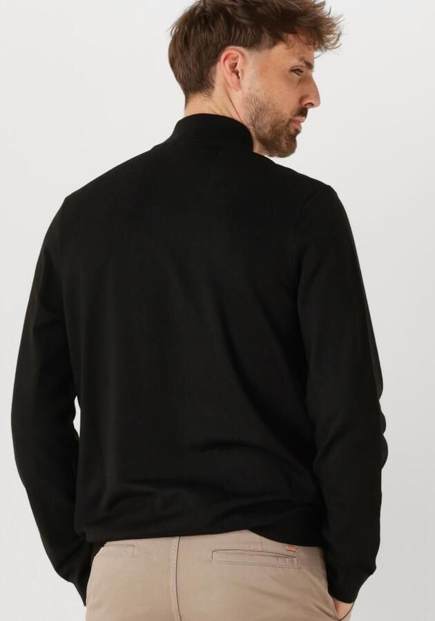 BOSS GREEN Gebreide trui Opstaande kraag met ritssluiting Regular Fit