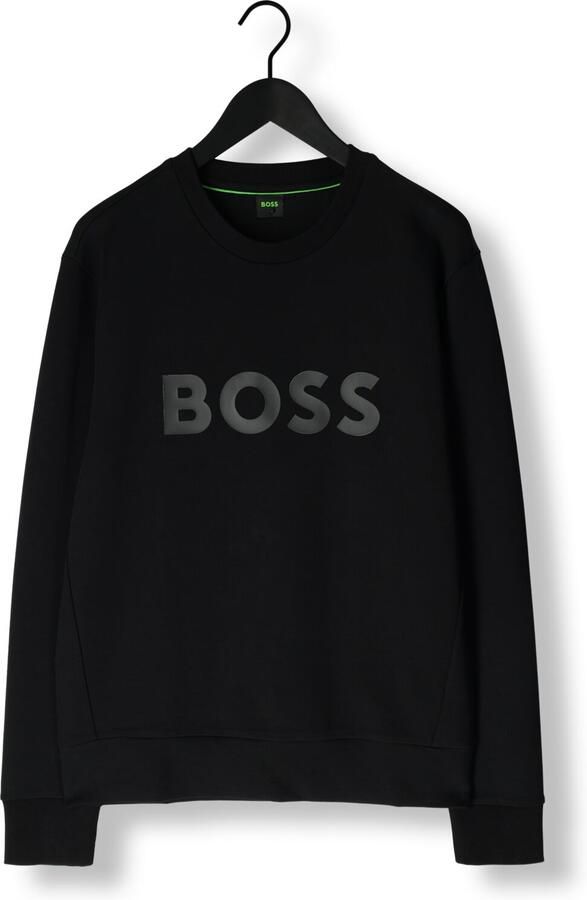 Hugo Boss Zwarte katoenen sweatshirt met lange mouwen Black Heren - Foto 3
