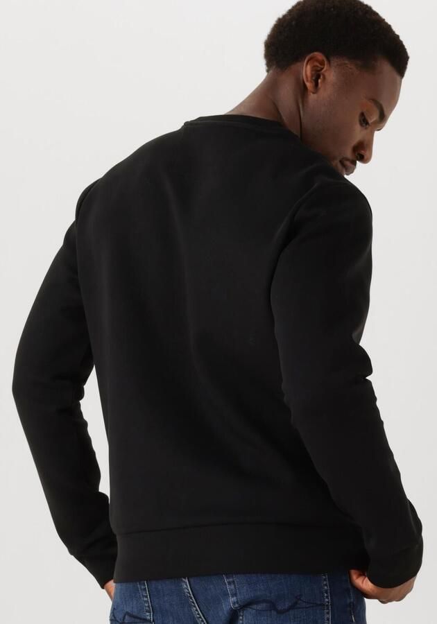 Hugo Boss Zwarte katoenen sweatshirt met lange mouwen Black Heren