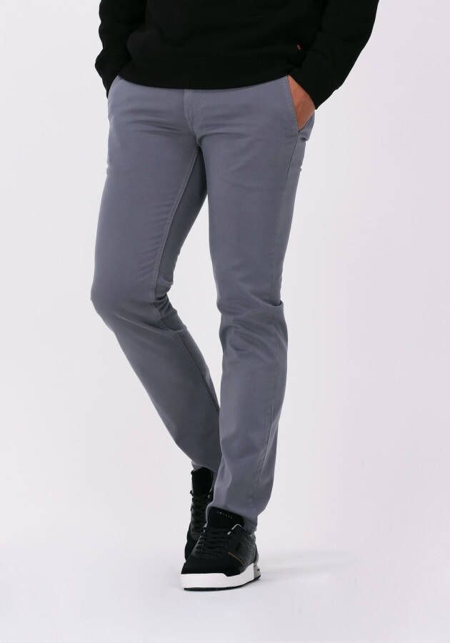Hugo Boss Slim Fit Grijze Chino Broek Gray Heren