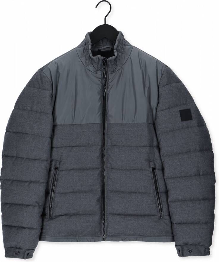 Boss Grijze Gewatteerde Jas Cink 10238056 01