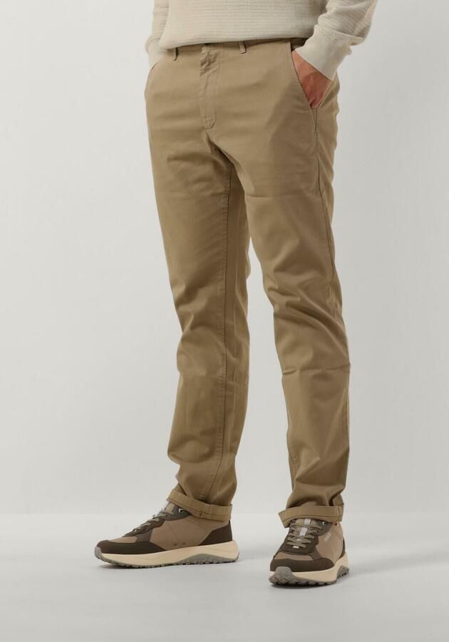 Boss Orange Slim Fit Chino in Satijn Stretch Beige Heren - Foto 4