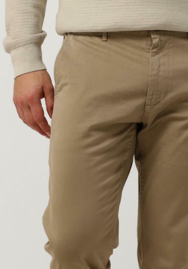 Boss Orange Slim Fit Chino in Satijn Stretch Beige Heren - Foto 2