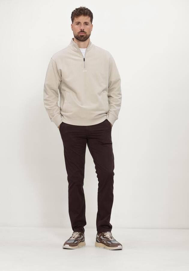 Boss Orange Slim fit chino van katoenmix model 'Chino Slim' - Foto 4