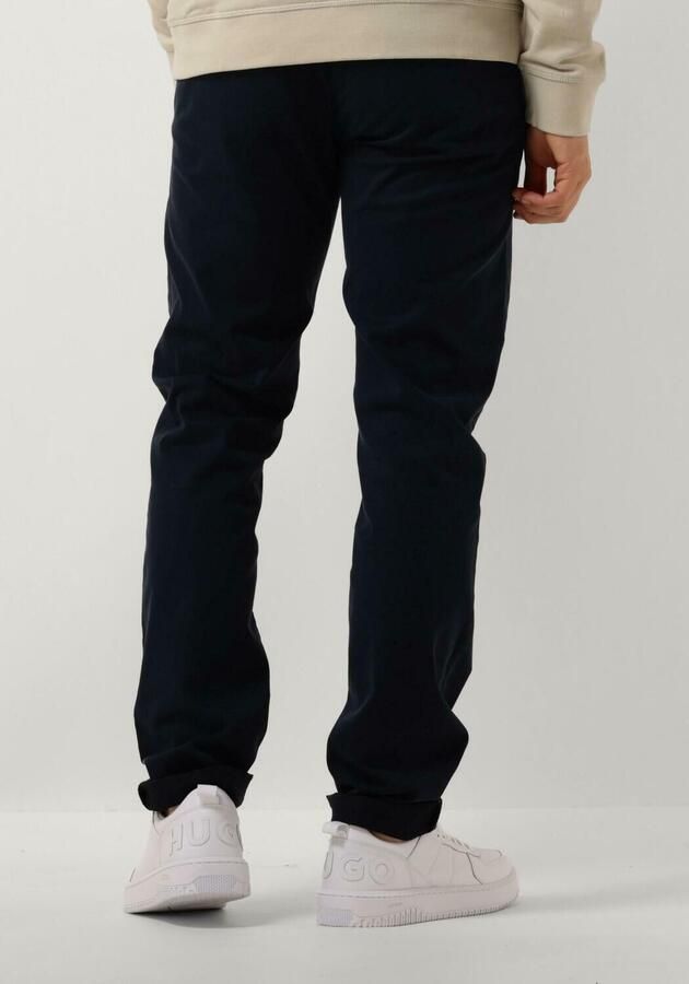 Hugo Boss Slim Fit Chino Broek in Donkerblauw Blue Heren