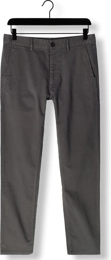 Boss Orange Slim Fit Satijnen Chino Broek Gray Heren - Foto 3