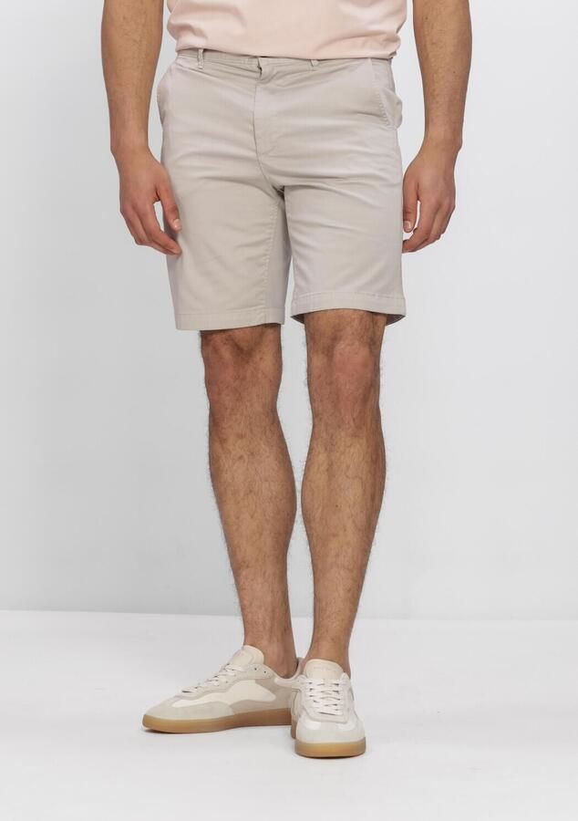 BOSS ORANGE Heren Broeken Chino-slim-short Beige