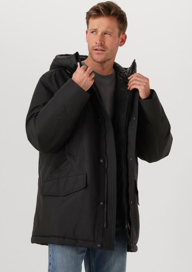 Boss Orange Parka Osiass relaxed fit met gewatteerde capuchon verdekte ritssluiting - Foto 4