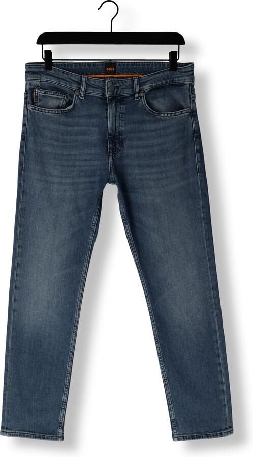 Hugo Boss Regular Fit Jeans 5-Pocket Stijl Taps toelopende pijp Medium blauw Blue Heren - Foto 3