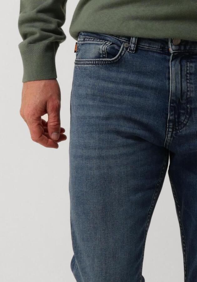 Hugo Boss Regular Fit Jeans 5-Pocket Stijl Taps toelopende pijp Medium blauw Blue Heren - Foto 2