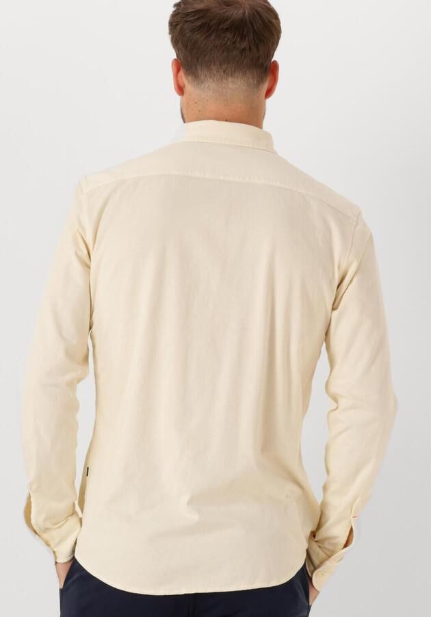 Boss Orange Overhemd met lange mouwen Myjersey met logoborduursel