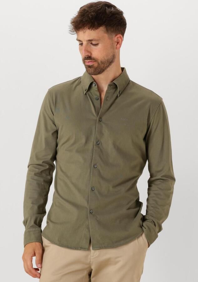 Boss Orange Overhemd met lange mouwen Myjersey met logoborduursel - Foto 4