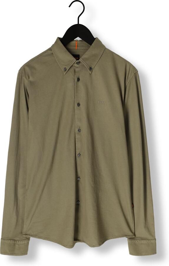 Boss Orange Overhemd met lange mouwen Myjersey met logoborduursel - Foto 3