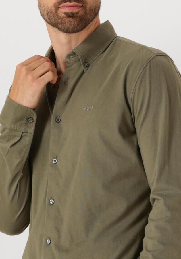 Boss Orange Overhemd met lange mouwen Myjersey met logoborduursel - Foto 2