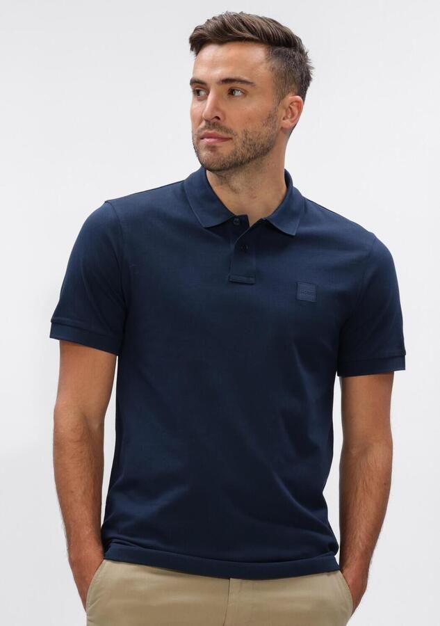 BOSS ORANGE Heren Polo's & T-shirts Passenger Donkerblauw