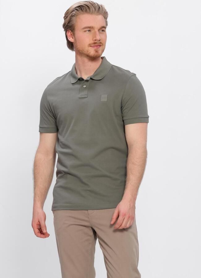 Boss Orange Slim Fit poloshirt van katoenmix model 'PASSENGER'