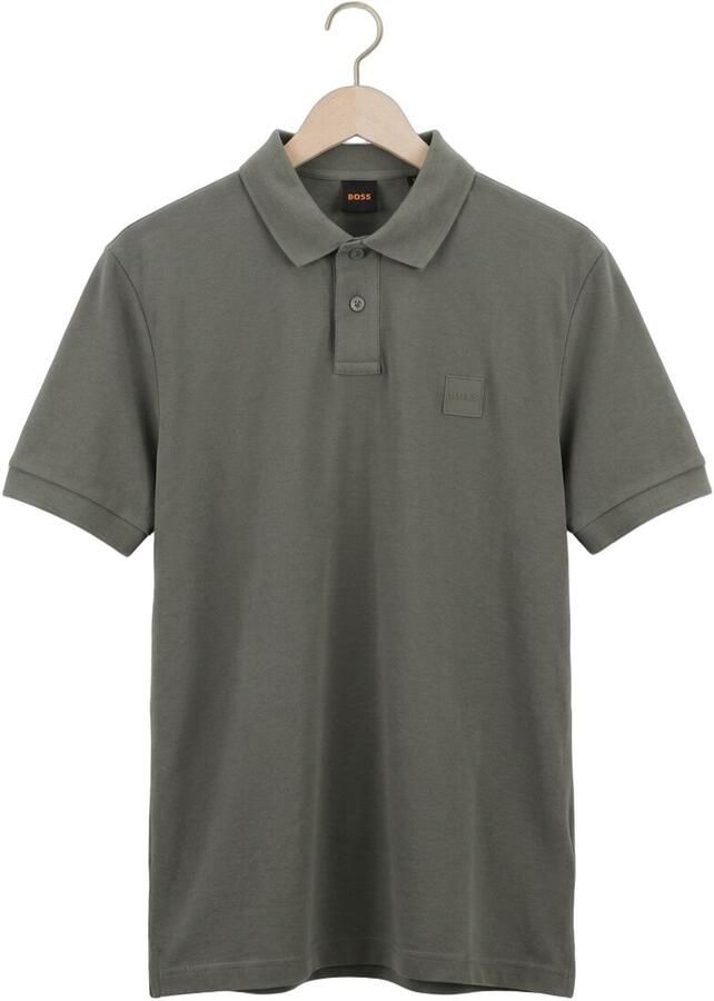 Boss Orange Slim Fit poloshirt van katoenmix model 'PASSENGER' - Foto 2