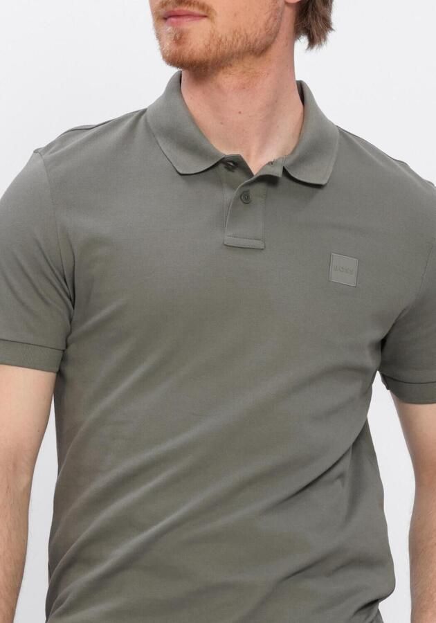Boss Orange Slim Fit poloshirt van katoenmix model 'PASSENGER' - Foto 4