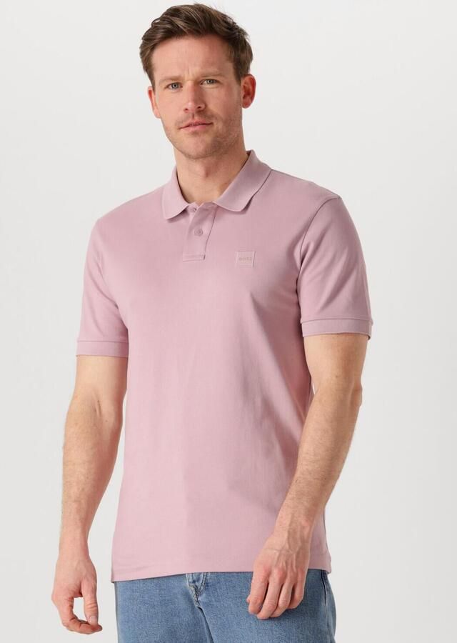 Boss Polo Shirt Korte Mouw Slim poloshirt met passagierslogo