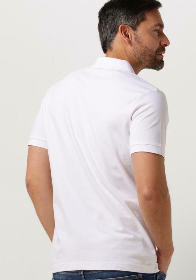 Hugo Boss Katoenen Polo Shirt Collectie Lente Zomer White Heren