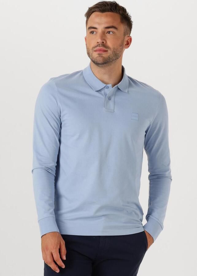 BOSS ORANGE Heren Polo's & T-shirts Passerby Blauw - Foto 4