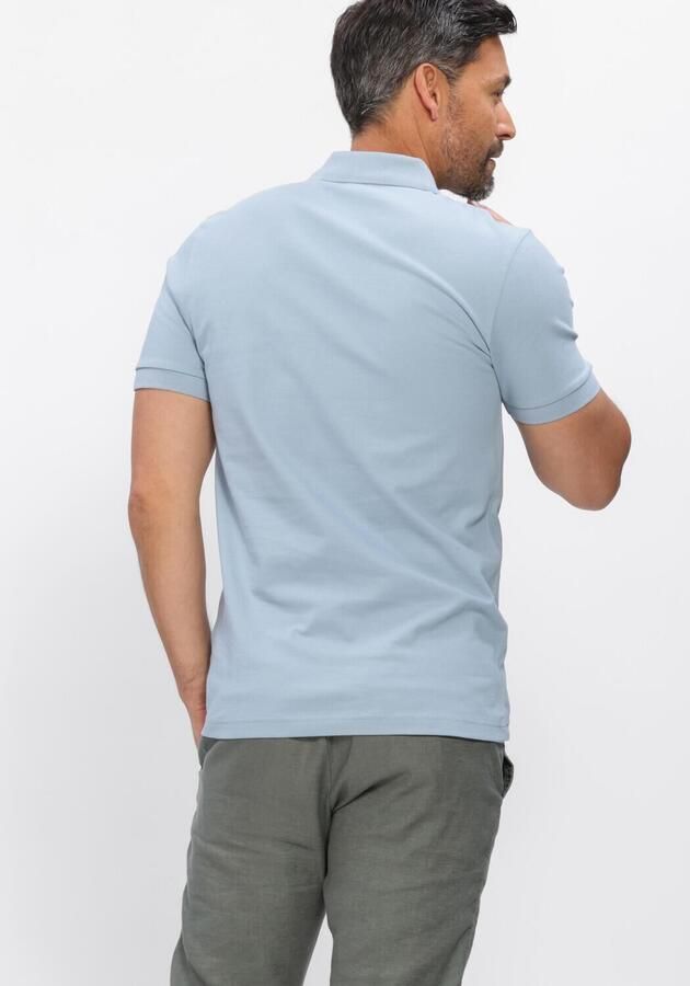 Boss Orange slim fit poloshirt van katoenmix model 'PASSERZIP' - Foto 3