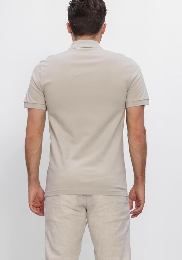 Boss Orange slim fit poloshirt van katoenmix model 'PASSERZIP' - Foto 3