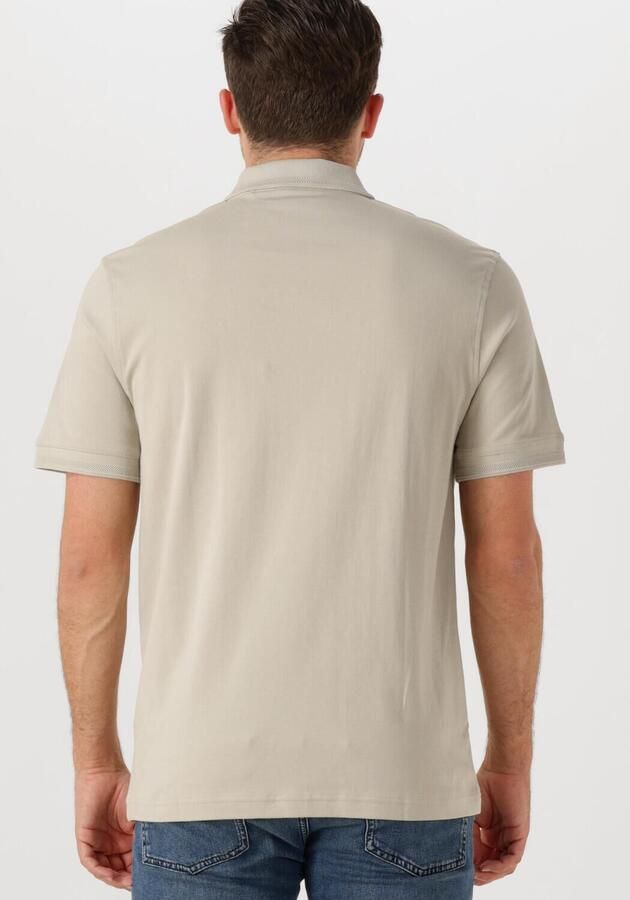 Boss Orange Regular fit poloshirt met labelstitching model 'Interlock'