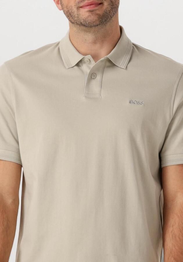 Boss Orange Regular fit poloshirt met labelstitching model 'Interlock' - Foto 2