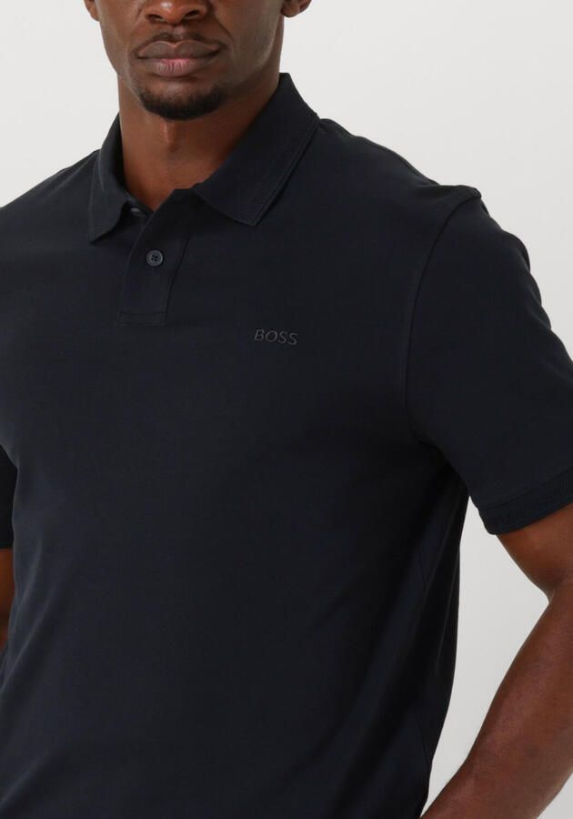 Boss Orange Regular fit poloshirt met labelstitching model 'Interlock' - Foto 3