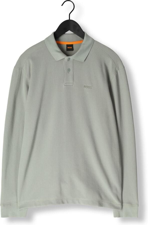 BOSS ORANGE Heren Polo's & T-shirts Petempesto Long Groen - Foto 3
